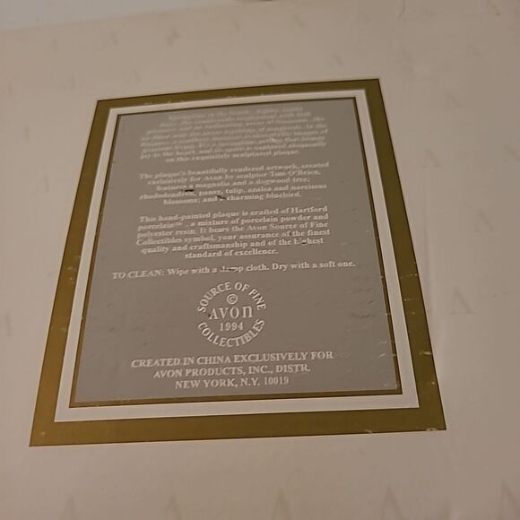 1994 Avon Fine Collectibles - Picture 5 of 5